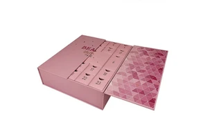 2026 Christmas Advent Calendar Custom Handmade Cardboard Paper Gift Box Set Premium Magnetic Creative Surprise Pull Paper Box