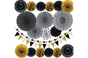 Xieli Wholesale New Year Hanging Decor Disposable Party Decoration Sets