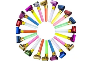 Blowouts Noisemakers Colorful Party Blower Horns Funny Blow Outs Whistles Party Favors Noise Makers for Kids Adults Birthday