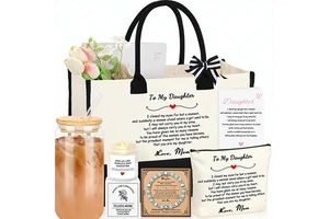 Daughter Gift Baskets for Women Set of 6 Mothers Day Birthday Gifts for Daughter