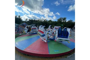Factory Price Outdoor Luna Park Carnival Fun Fair Amusement Game Machine Rotary Break Crazy Dance Rides for Adults and Kids