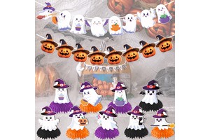 For New Arrival Halloween Horror Party Supplies Paper Honeycomb Glitter Decorations Table Centerpieces Props