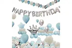 Customized Happy Birthday Party Aluminum Balloons Decorations Kids Birthday Party Supplies Set