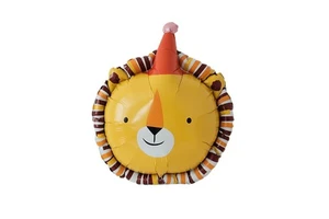Hot Sale Cute Birthday Hat Animal Aluminum Film Balloon Fit for Children's Birthday Party Festive Carnival Background Decoration