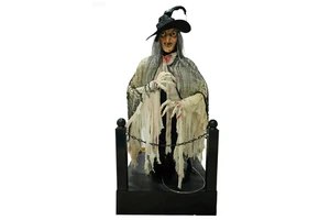 Haunted House Electric Glowing Animated Tattered Ghost Prop