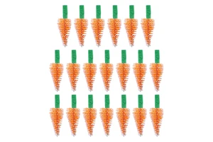 20pcs Monochrome Radish Decorations Artificial Carrot Children's Gifts Easter Party Props Creative Easter Simulation
