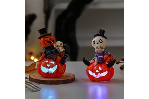 Halloween Skull Pumpkin Lantern Ghost Festival Party Layout Props for Kindergarten Kids Decorations and Photo Shoots