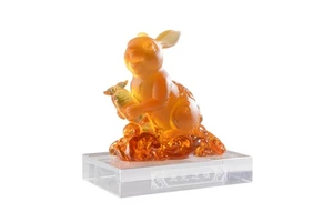 Crystal New Years Souvenir Hallway Decor High Quality Craft Rabbit Manufacturer