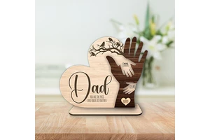 Customized Personalized Wooden Father's Day Gifts, Home Decorative Ornaments and Wooden Handicrafts
