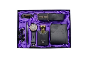 Customized logo Personal Men's Gift Set Business Wallet Watch Belt Perfume Gifts Items Valentine's Day Father's Day Gift Sets