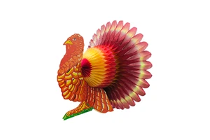 Thanksgiving & Halloween Tissue Paper Centerpiece Decorations 33CM Height CE-7301