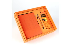 2026 Custom Logo Business Anniversary Gift Promotional Pen 3 in 1 Set Notebook Umbrella Corporate Luxury Gift Set