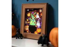Trick Or Treat Halloween Limited Edition Manufacturer Custom Printing 300-Piece Photo Jigsaw Puzzle For Gift Kids Child
