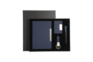 Cross-border High-end Business Gift Set Customized Enterprise PU Leather A5 Notepad Father's Day Thanksgiving Valentine's Day