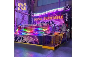 Nova Rides Amusement Park Carnival Fairground Crazy Dancing Turntable Rides Adult 24 Seat Disco Tagada Ride For Sale