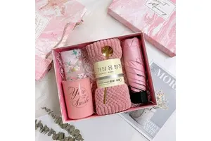 Mother'S Day Valentine'S Day, Gift Set for Women Cute Bath and Body Bath Towel Gift Set/