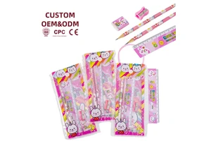 ZONGMAO School Stationery Set Of 5 For Children's Birthday & Season Gifts-Customizable Colors & Logo MOQ 600