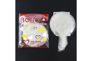 Hot Selling 18/24/36 Inches Pe/Pvc Transparent Bobo Balloon Clear Round Bobo Plastic Bubble Balloon For Party Decor