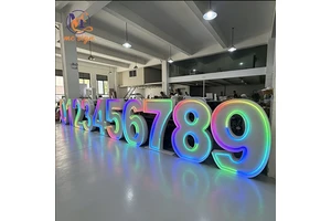 Best Selling Led Marquee Number Light Up Letters 3ft 4ft 5ft For Photo Booth Party Rental