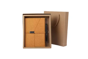 Luxury Personalized Gift Set Business Planner Notebook Eco-friendly Embossed for Father's Day Back to School Promotional