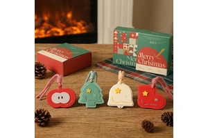 Christmas Fragrance Gift Set Aromatherapy Oil Long Lasting Alcohol Free Hanging Ornament Home Scent Decoration Holiday Corporate