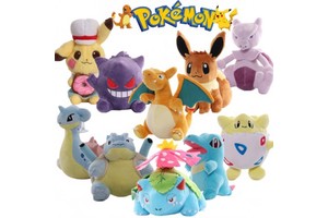 Best Selling Pokemon Plush Toys 8 Inch 15-25cm - Super Soft High Quality 100+ Models Claw Machine Doll Stuffed Animal Kids Gift
