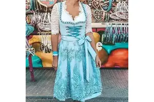 Factory 2024 Bavarian Octoberfest German Beer Wench Costume Germany Oktoberfest Womens Vintage Dress Carnival Party Costume