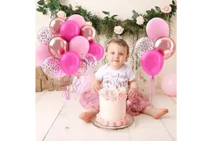 Cross-borde Baby Birthday Cartoon Children's Day Party Decoration Festival Supplies Latex Balloon Set