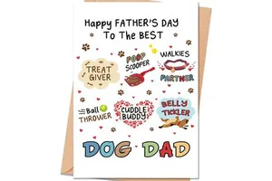 Fathers Day Card Funny Fathers Day Cards Gifts Decorations for Dad From Kids Happy Father Day Cards Gifts Ideas with Envelope
