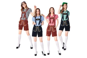 Wholesale Sexy Bavarian Beer Festival Adult Women Oktoberfest Costume TRAD-006