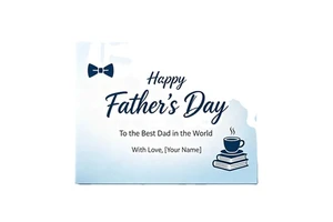 Hardcore Father's Day Gift Customize an Exclusive PVC Gift Card with Magnetic Stripe for Him