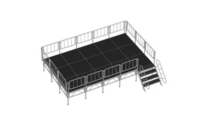 Wedding Hall Stage And Dance Floor Led Disco Square Glass Stage Platform For Wedding Floor Decoration
