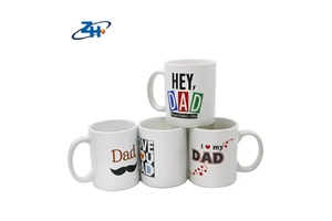 Good quality and practical promotional ceramic coffee mugs for Father's Day Gifts Cheap