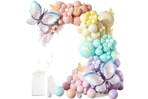 Advanced Sense Scene Supplies Cross-Border Opening Arch Balloon Chain Elegant Birthday Balloon Arrangement Decoration for Party