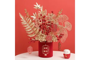 Hot Selling Golden Eucalyptus for Christmas New Year Valentine's Day