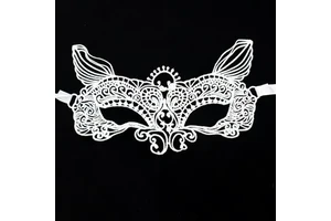 Masquerade Venetian Eyemask Halloween Sexy Woman Lace Mask for Carnival Fancy Dress Party Costume Ball Black Flexible