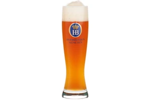 Hofbraeuhaus Muenchen Classic High Quality Reusable Glass 0,5 L Oktoberfest German Wheat Beer Festival Glass Original HB Logo
