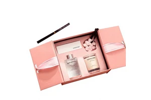 Premium Handmade Soy Wax Cherry Blossom Scented Candle Cup-shaped Gift Box Decorative Fragrance Set Bridal Shower Housewarming