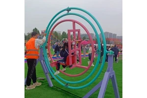 Portable Human Gyroscope Ride For Outdoor Theme Parks Adventure Parks And Traveling Carnival Events Available For Sale