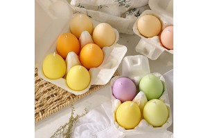 Creative Easter Egg Scented Candles, Religious Holiday Handmade Eco-friendly Egg-shaped Scented Candle Decorations
