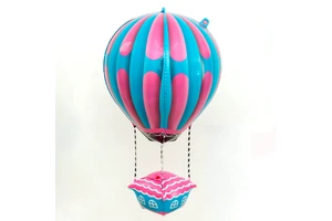 Hot Air Balloon Foil Mylar Helium Balloon for Wedding Birthday Children's Birthday Decoration 4D Helium Balloons