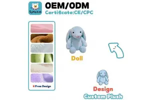 Custom Hot Selling Bunny Soft Stuffed Animal High Quality Easter Rabbit Long Ear Plush Toys Filled PP Cotton for Birthdays CPC