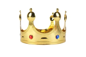 Large Opp Bag Package Adult king Crown Hallowmas Children Decoration Plastic Tiara Birthday Headwear