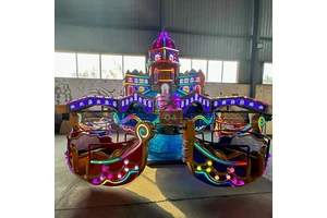 Wholesale Price Funfair Kiddie Carnival Rides Rotary Mini Flying Boats Kids Park Venice Boat Ride for Sale