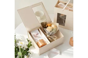 New Design Plant Aromatherapy Soap Flower Valentines Day Gift Set