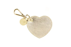 Custom Logo PU Leather Heart Shape Keychain for Mother's Day Gift Valentine's Day