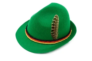 2023 Custom Bavarian Fedora Hat for German Beer Fest Festival Party Custom Oktoberfest Hat Hood Promotional Party Supplies