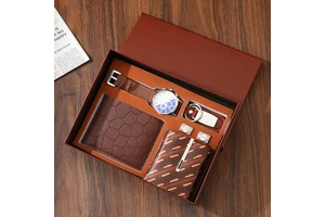 Men's Seven-Piece Premium Fashion Business Gift Set Anniversary Commemorative Gift Set Employee Benefits
