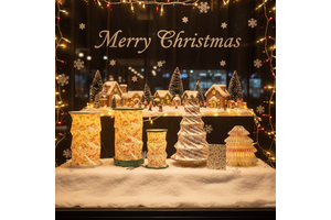 Newly Designed Product Christmas Tower Combination Folding Rotating Lamp Book Lamp Festival Gift Wedding Gift Corporate Gift