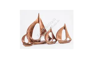 Ship Sculpture Aluminum Modern Eco-Friendly Festival New Year Gift Home Decor Items New Product Hot Selling Good Quality New
